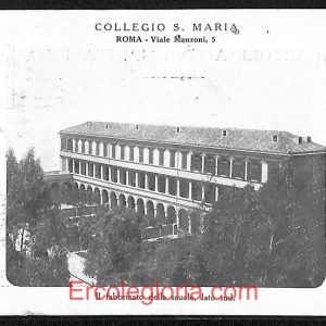 ad7497 - CARTOLINA D'EPOCA - Roma Città - Collegio S. Maria  1913