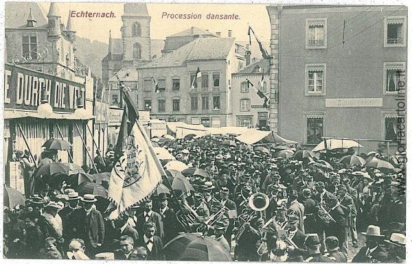 07569 - LUXEMBOURG  - Vintage Postcard CPA - ECHTERNACH - WOW!!!