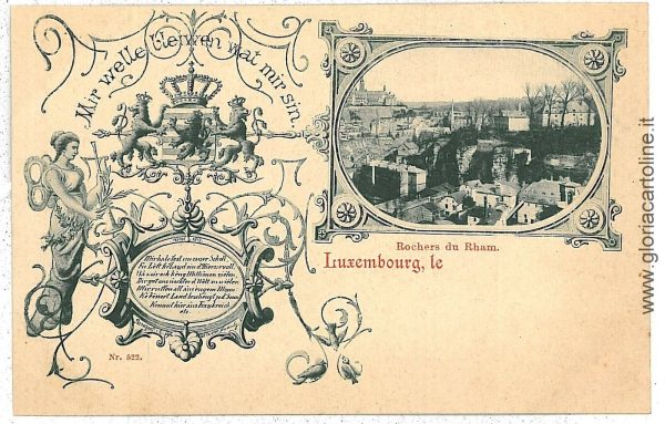 07577 - LUXEMBOURG  - Vintage Postcard CPA - LUXEMBOURG City