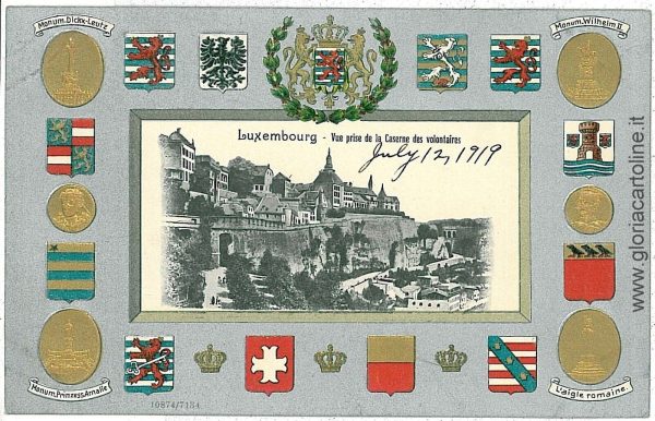 07581 - LUXEMBOURG  - Vintage Postcard CPA - LUXEMBOURG City 1919