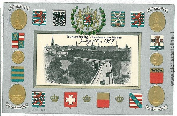 07584 - LUXEMBOURG  - Vintage Postcard CPA - LUXEMBOURG City 1919