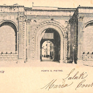 aa9913 - CARTOLINA  D'EPOCA - Perugia Città - Porta S. Pietro  1902