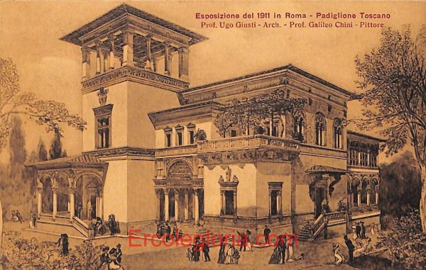 ad7510 - CARTOLINA D'EPOCA - Roma Città - Esposizione del 1911 in Roma