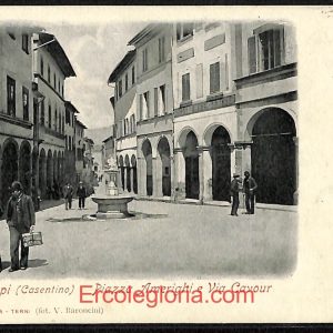 ae0471 - CARTOLINA  D'EPOCA - Arezzo Provincia - Poppi  1901