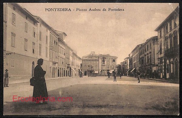 ad7068 - CARTOLINA D'EPOCA - Pisa Provincia - Pontedera   1917
