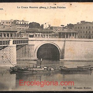 ad7526 - CARTOLINA D'EPOCA - Roma Città - Ponte Palatino  1911