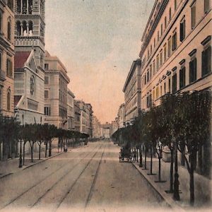 ad7529 - CARTOLINA D'EPOCA - Roma Città - Via Nazionale
