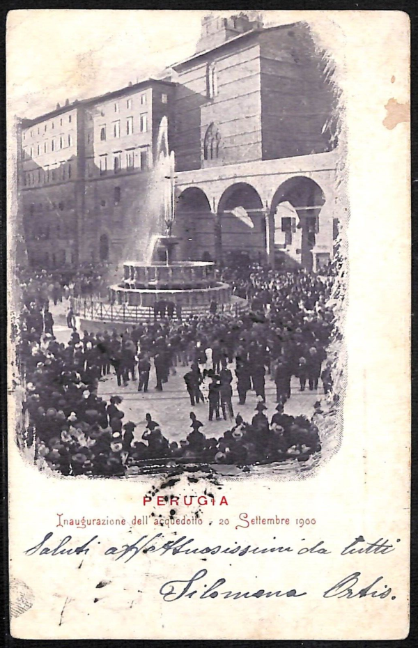 aa9988 - CARTOLINA  D'EPOCA - Perugia Città - 1900