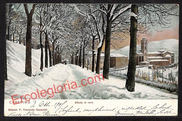 ag7551 - CARTOLINA D'EPOCA - Macerata Provincia - Camerino