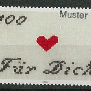 60813 - GERMANY - STAMP with MUSTER overprint 2000 - SPECIMEN - HEART Love