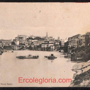 ad7543 - CARTOLINA D'EPOCA - Roma Città - Ponte Rotto  1912