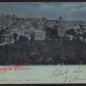 ag1208 - CARTOLINA D'EPOCA - Genova Provincia - Chiavari