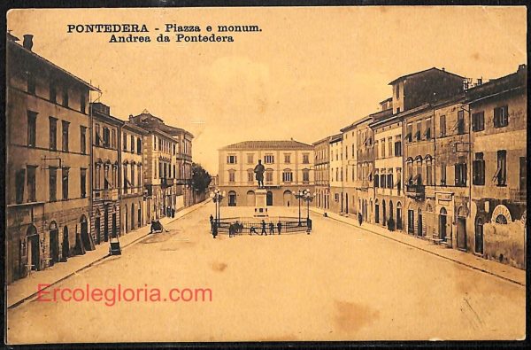 ad7074 - CARTOLINA D'EPOCA - Pisa Provincia - Pontedera