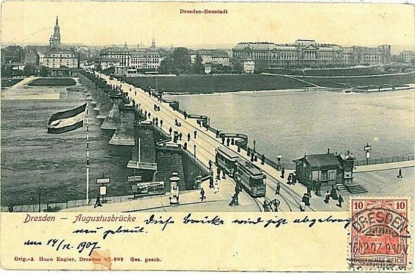 14938 - Ansichtskarten VINTAGE POSTCARD - Deutschland GERMANY - DRESDEN  1907