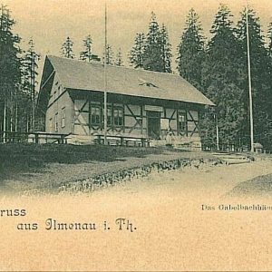 11865 - Ansichtskarten VINTAGE POSTCARD - Deutschland GERMANY  Gruss Aus ILMENAU