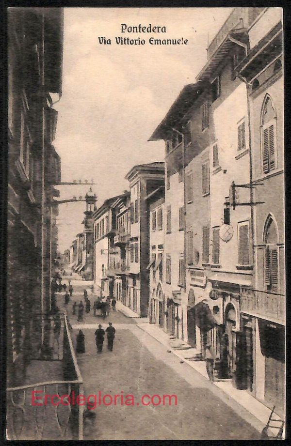ad7075 - CARTOLINA D'EPOCA - Pisa Provincia - Pontedera    1914