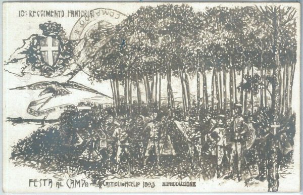 73478  - CARTOLINA d'Epoca: LIVORNO provincia -   CASTIGLIONCELLO Reggimentale