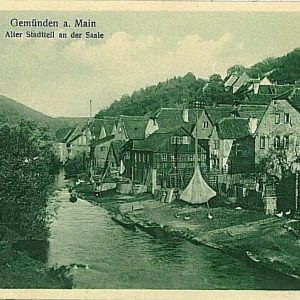 11858 - Ansichtskarten VINTAGE POSTCARD - Deutschland GERMANY - GEMUNDEN a MAIN