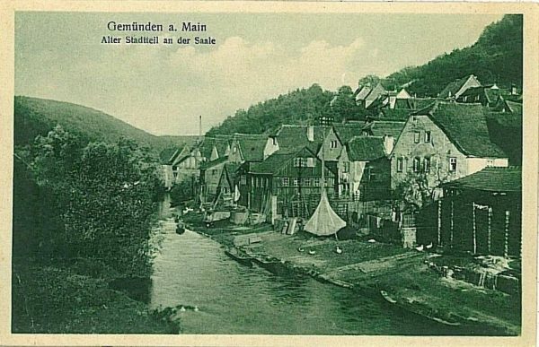 11858 - Ansichtskarten VINTAGE POSTCARD - Deutschland GERMANY - GEMUNDEN a MAIN