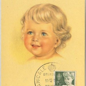 57059 - BELGIUM - POSTAL HISTORY: MAXIMUM CARD 1954 -  MEDICINE: Tuberculosis