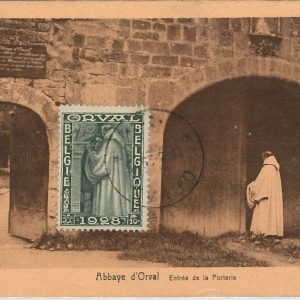 57057 - BELGIUM - POSTAL HISTORY: MAXIMUM CARD 1954 - ART & Religion