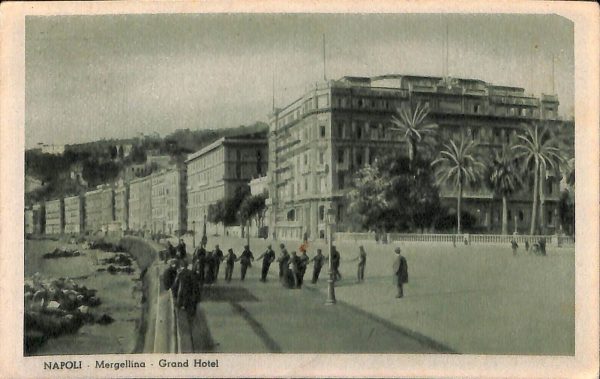 ab7940 - CARTOLINA  D'EPOCA - Napoli Città -Grand Hotel 1939
