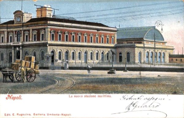 ab7944 - CARTOLINA  D'EPOCA - Napoli Città - La nuova stazione  marittima