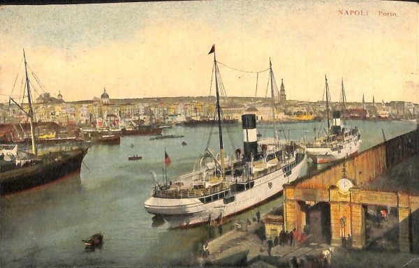 ab7946 - CARTOLINA  D'EPOCA - Napoli Città -  Porto