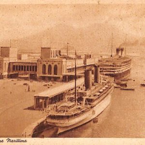 ab7947 - CARTOLINA  D'EPOCA - Napoli Città -  Stazione Marittima