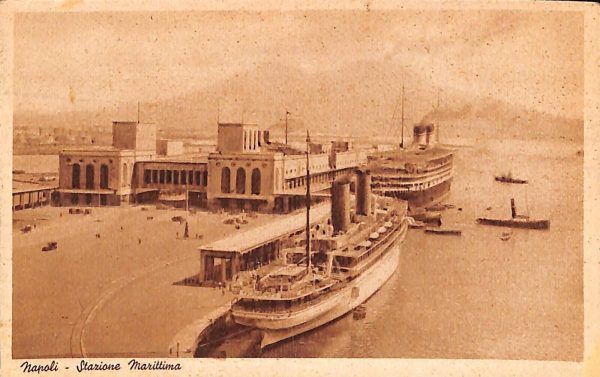 ab7947 - CARTOLINA  D'EPOCA - Napoli Città -  Stazione Marittima