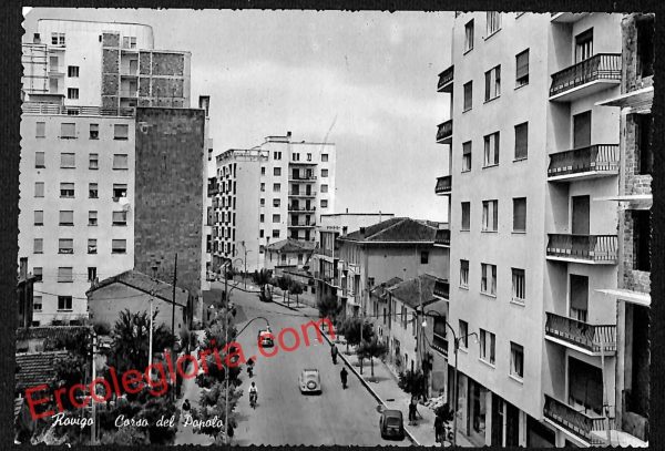 ai1070 - CARTOLINA D'EPOCA - Rovigo Città - Corso del Popolo