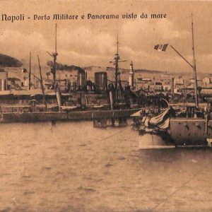 ab7948 - CARTOLINA  D'EPOCA - Napoli Città -  Porto Militare  1915