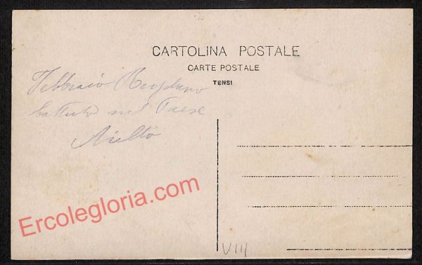 ag1812 - CARTOLINA D'EPOCA - Gorizia Provincia - Aiello - immagine 2