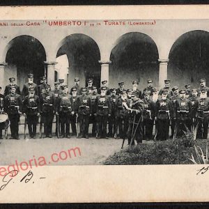 ae5150 - CARTOLINA D'EPOCA - Como Città - I Veterani della Casa ''UMBERTO I° ''