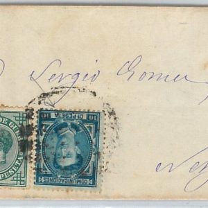 58400  - ‎España - Historia Postal -  Edifil # 83/4 GUERRA sobre CARTA !