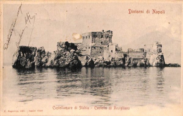 ab7954 - CARTOLINA  D'EPOCA - Napoli Città -  Castello di Revigliano 1904