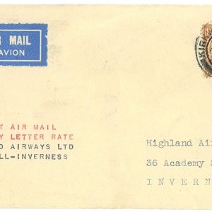 P4046 - GREAT BRITAIN, FIRST FLIGHT 29.5.1934 SCOTTISH ISLANDS SHETLAND