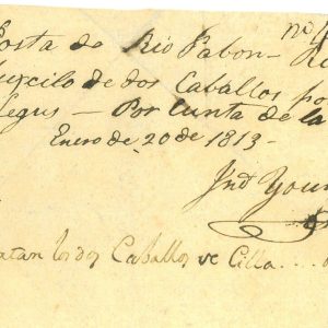 P4074 - ARGENTINA, RIO PAVON (PABON), ENTRE RIOS 1813,