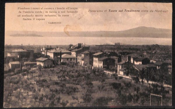 ac3078 - CARTOLINA  D'EPOCA - Perugia Provincia - TRASIMENO  1932