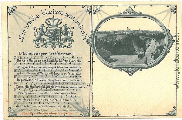08547 - LUXEMBOURG  - Vintage Postcard CPA - LUXEMBOURG City - NICE!!