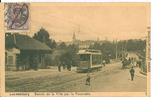 08546 - LUXEMBOURG  - Vintage Postcard CPA - LUXEMBOURG City - TRAM