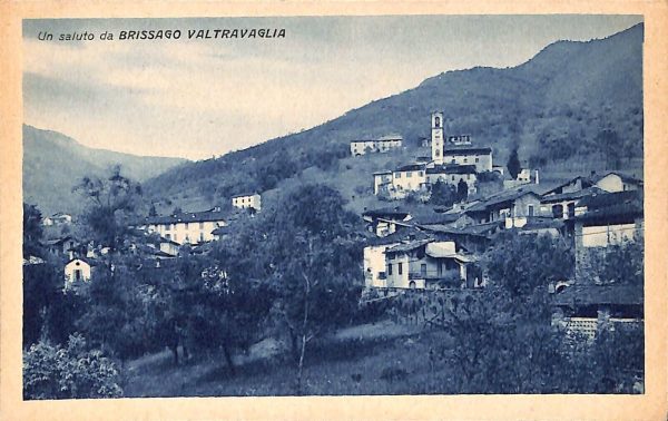 ab4936  -  CARTOLINA  D'EPOCA -  Varese Provincia  :  BRISSAGO VALTRAVAGLIA