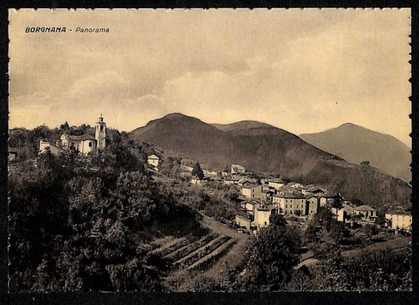 ab4939  -  CARTOLINA  D'EPOCA -  Varese Provincia  :  BORGNANA