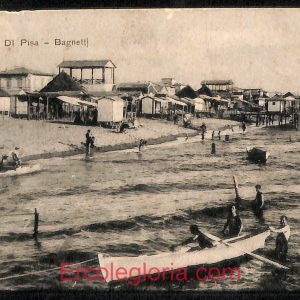 ad6971 - CARTOLINA D'EPOCA - Pisa Provincia - Marina di Pisa  1916