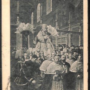 ad7547 - CARTOLINA D'EPOCA - Roma Città - S. S. Leone XIII in sedia gestatoria