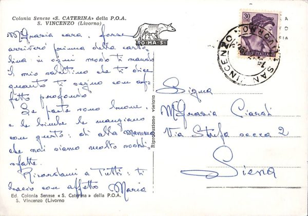 ac8251 - CARTOLINA D'EPOCA - Livorno Provincia - San Vincenzo - immagine 2