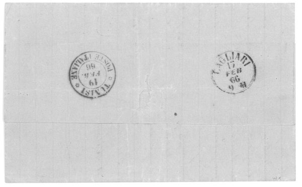 P3195 - LETTERA DA MARSIGLIA PER TUNISI, 40 Cent. FRANCESE , - immagine 2