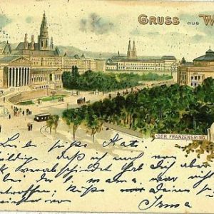 00397 - Ansichtskarte Vintage PORTCARD - AUSTRIA  OSTERREICH - GRUSS AUS Wien