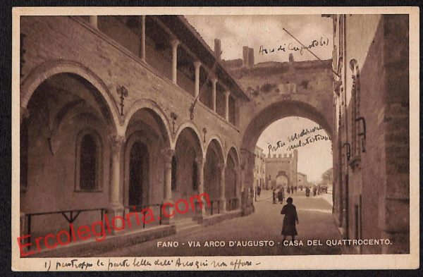 ah6636 - CARTOLINE  D'EPOCA - Pesaro e Urbino Provincia - Fano