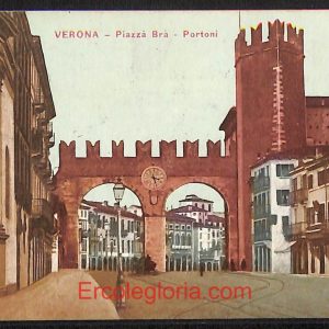 ae2900 - CARTOLINA  D'EPOCA - Verona Città - Piazza Brà
